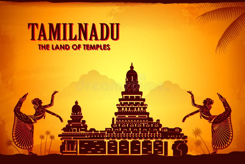 culture tamilnadu illustration depicting india